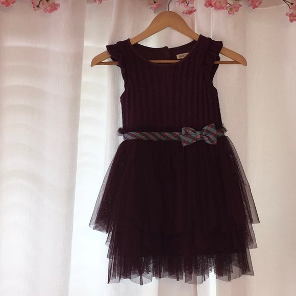 Matilda Jane Other - 🥀Matilda Jane(6) gorgeous burgundy bow dress EUC